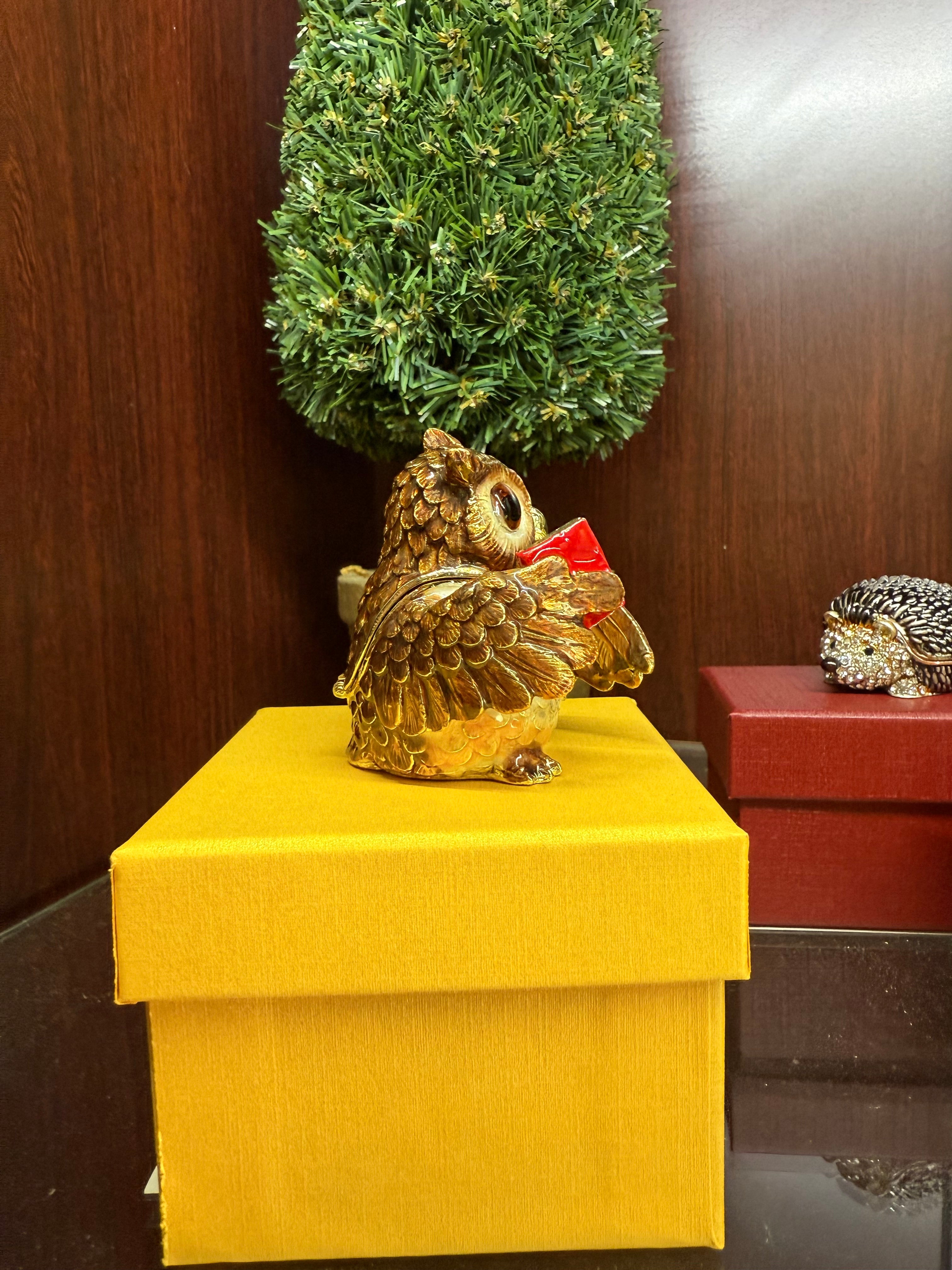 Enameled Bird Box