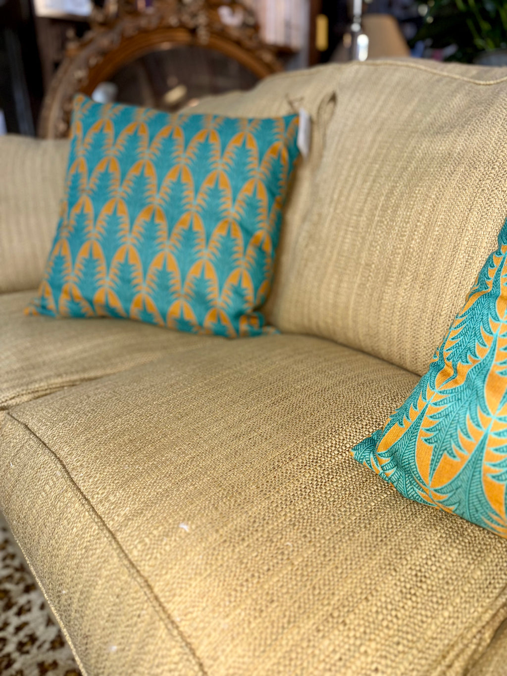 Vintage Hancock & Moore Down Sofa