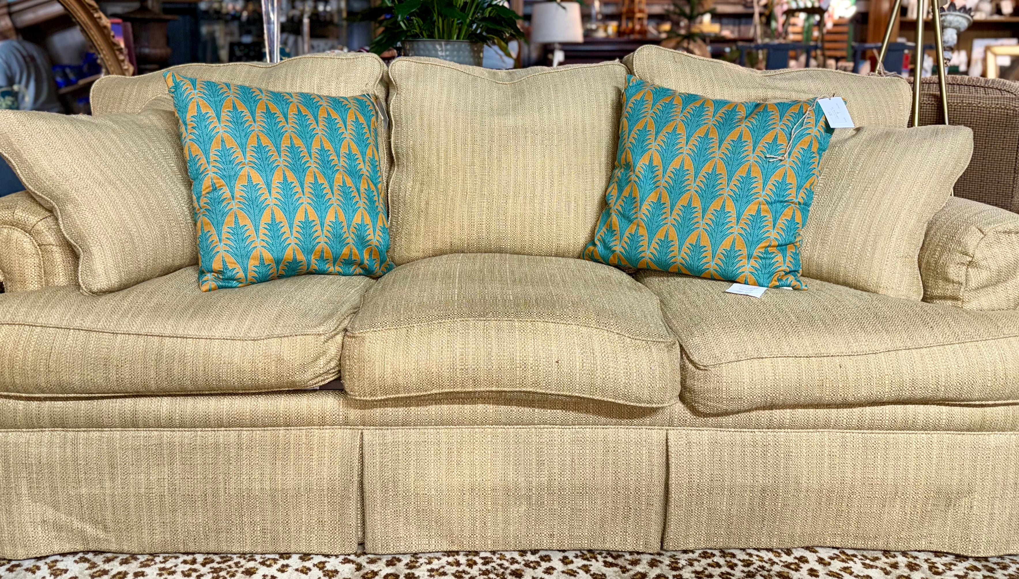 Vintage Hancock & Moore Down Sofa