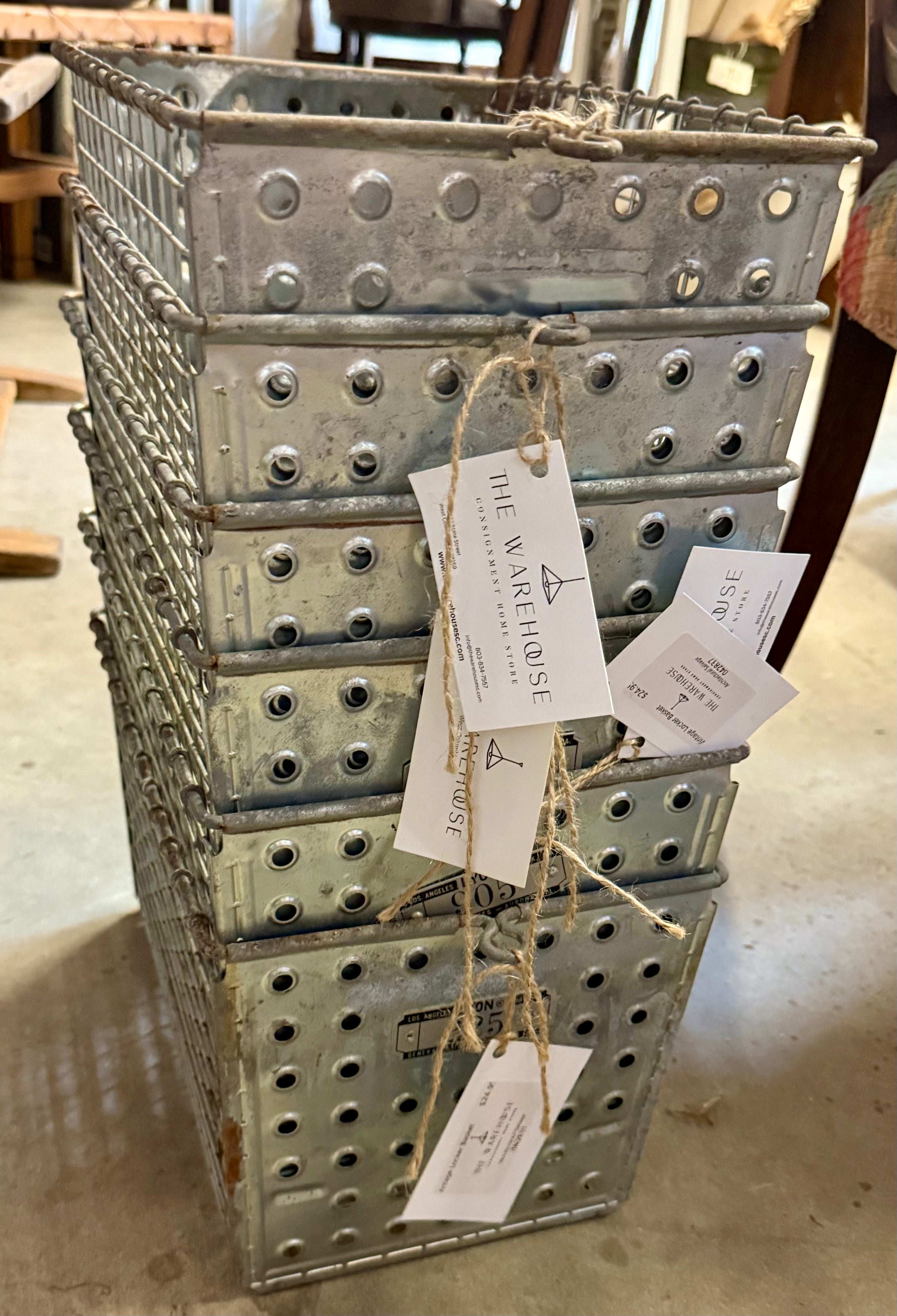 Vintage Locker Basket